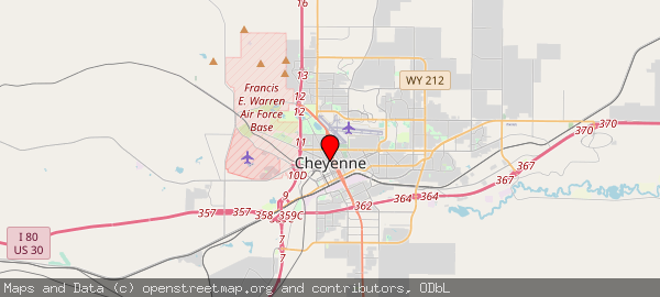 Cheyenne	, 	Wyoming